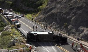 Mexico, Migrants, Bus, Accident, Road, Oaxaca, Venezuelan, Puebla, Cargo Trains, US, Border, Interior Ministry, Highway, Social Media,