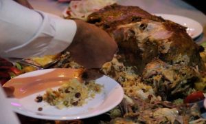 Khaddi Kebab, Balochi Cuisine, Dish, Food, Lamb, Goat, Ghee, Yogurt, Herbs, Chilies, Dry Fruits