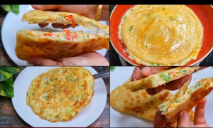 Breakfast: Crispy Egg Paratha Recipe
