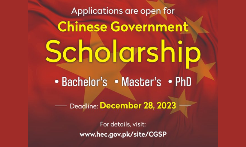 China Announces Scholarships for Pakistani Scholars, Students for 2024-2025 Academic Year