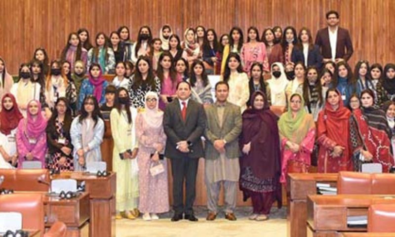 Students, Women University, Faisalabad, Parliament house, Senate, Senate Museum