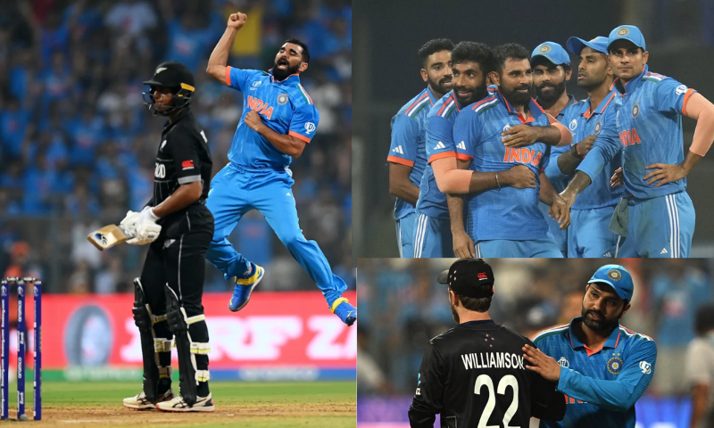 ICC World Cup: Kohli, Iyer, Shami Help India to Beat New Zealand in 1st Semi-Final