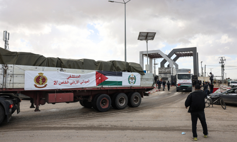 Jordan Sends Medical Supplies for Second Field Hospital in Gaza