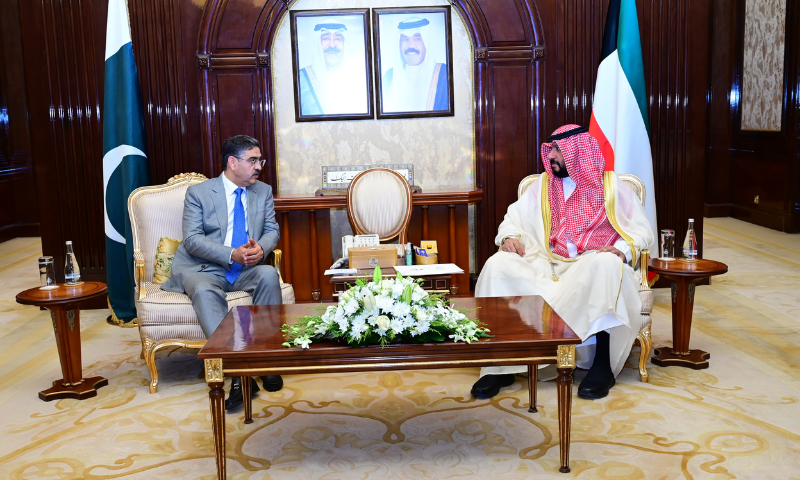 Pakistan's PM, Kuwait's First Deputy PM Discuss Expanding Bilateral Relations