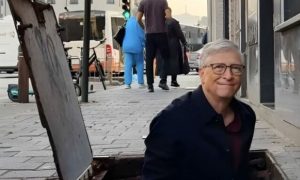 Bill Gates, Descends, Brussels, Sewer, World Toilet Day