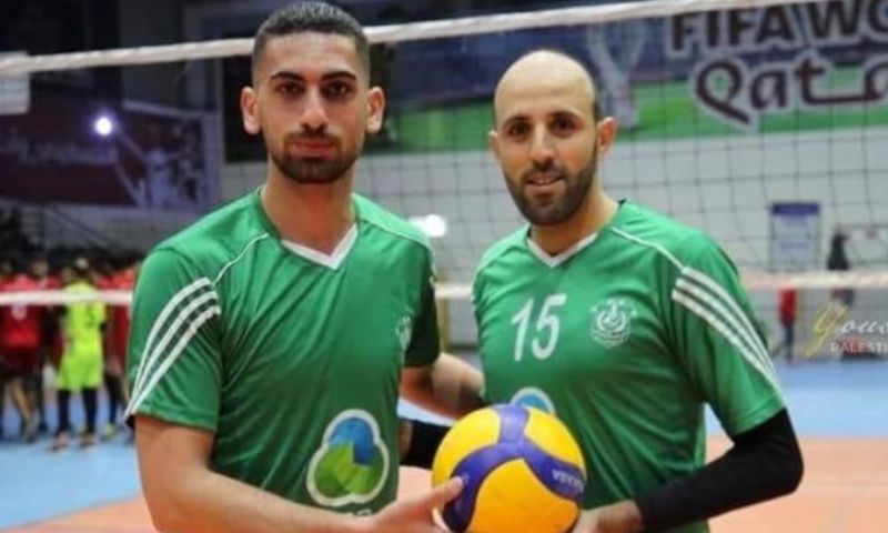 War on Gaza, Israeli Strike, Volleyball Players, Palestinian National Team, Ibrahim Qusaya’a and Hassan Abu Zuaiter, social media,