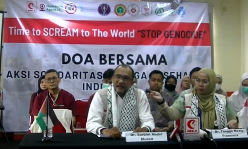 Indonesian Doctors, Global Action, Genocide in Gaza, Israeli airstrikes on hospitals,