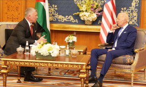 Jordan’s King, US President Discuss Situation in Gaza