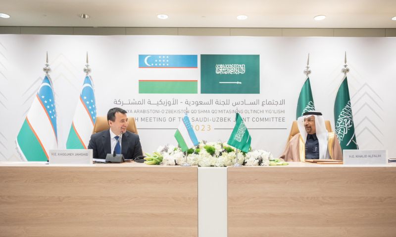 Saudi Arabia, Uzbekistan, Riyadh, Minister of Investment, Eng. Khalid Al-Falih, Jamshid Khodjaev, Investment,