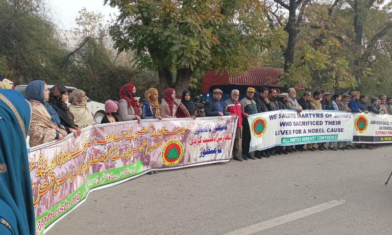APHC Protest in Islamabad Condemns Indian Atrocities in Occupied Kashmir 1