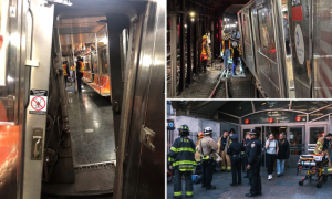 At Least 24 Injured in New York Subway Trains Collision