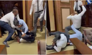 Fact Check: Kicks, Punches in Maldives Parliament