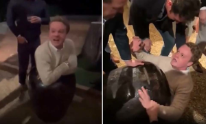 Video of Man Stuck in Decorative Urn Went Viral Online