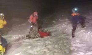 Kyrgyzstan, Russian, Climber, Mountains, Ratsek Peak, Ak-Sai Gorge, Sea, Helicopter, Ministry, Emergency, Rescue