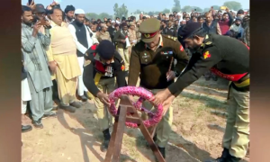 Pakistan Army’s Martyred Soldier Laid to Rest with Full Military Honour