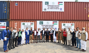 Pakistan Dispatches 300 Tons of Relief Goods to Gaza
