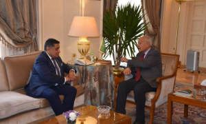 Arab League Chief Discusses Gaza with British Minister in Cairo