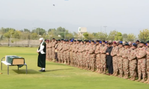 Funeral Prayer of Martyred Sepoy of Pak Army Offered
