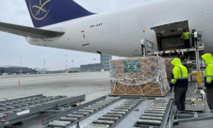 KSrelief's 17th Flight Arrives in Poland Carrying Aid for Ukraine