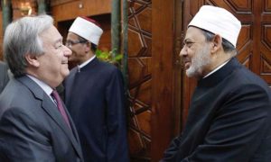 Al-Azhar, Grand Imam, UN Chief, Palestinians, Gaza, Islam, Israel,