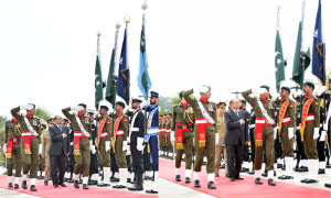 President Asif Ali Zardari Receives Guard of Honour at Aiwan-e-Sadr