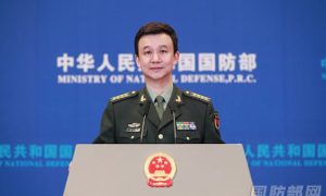 spokesperson for China's Ministry of National Defense Senior Colonel Wu Qian
