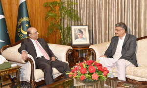 AJK Prime Minister Anwar-ul-Haq Calls on President Asif Ali Zardari