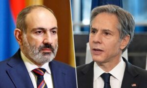 Blinken Discusses Peace Talks with Azeri Armenian Leaders 1