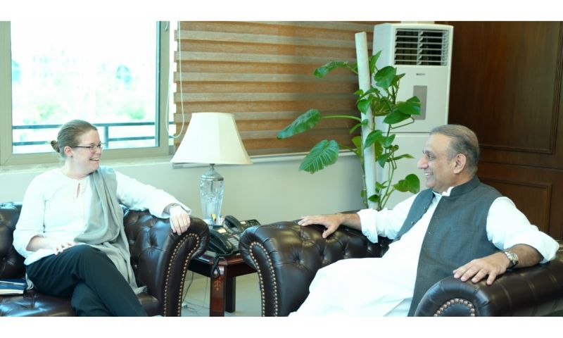 British Political Counsellor, Pakistan's Privatization Minister Discuss Bilateral Cooperation