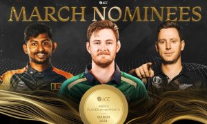ICC, Nominees, Men, Player, March, Australia, Sri Lanka, New Zealand, 2024, Player of the Month