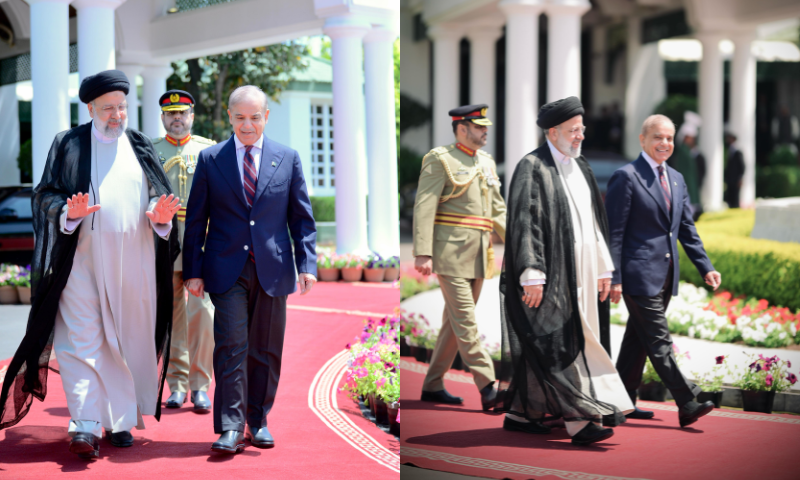 Irans President Given a Guard of Honour at PM House 1