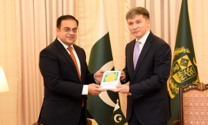 Kazakhstan Ambassador, Pakistan's Economic Affairs Minister Discuss Bilateral Ties Ahad khan cheema