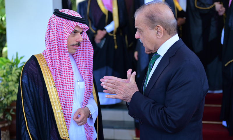 Pakistan PM Meets Saudi Foreign Minister 1
