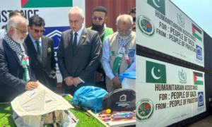 Pakistan Sends Eighth Tranche of Humanitarian Aid to Gaza