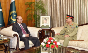 President, Chief of Army Staff, General Syed Asim Munir, President Asif Ali Zardari, Aiwan-e-Sadr, Chief of Armed Forces