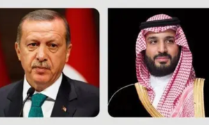 Saudi Crown Prince Receives Telephone Call from President of Türkiye