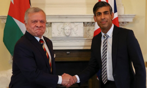 Sunak Reaffirms UK's Support for Jordan, Calls for Humanitarian Aid to Gaza