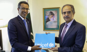 United Nations Children’s Fund (UNICEF) representative in Pakistan Abdullah