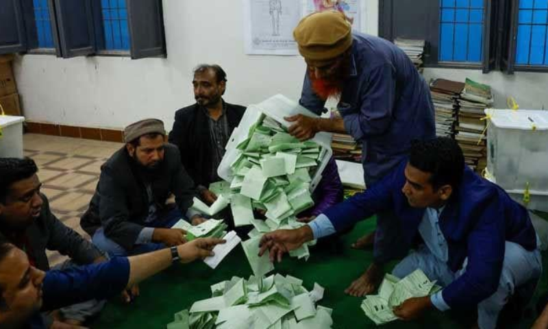 Vote Count Underway as Polling Concludes for 21 NA and PA Seats in Pakistan By-Election