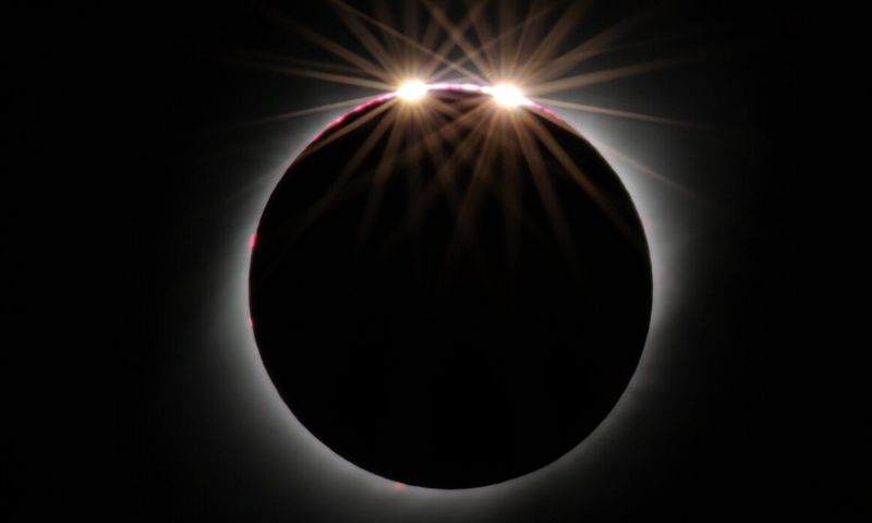 solar eclipse, social media, red objects, moon. solar flare,