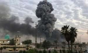 Iraqi Military Base, Baghdad, Israel, Iran, Gaza, Hashed al-Shaabi, Interior Ministry, Twitter, United States, CENTCOM, Social Media, Blast
