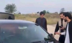 PTI’s Sher Afzal Marwat Remains Unhurt in Car Accident