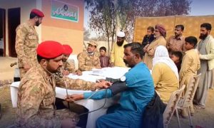 Pakistan Army Organizes Free Medical Camp to Assist Citizens at Sheikhupura
