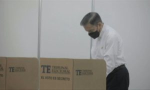 Panama President Laurentino Cortizo Casts his Vote in the Capital