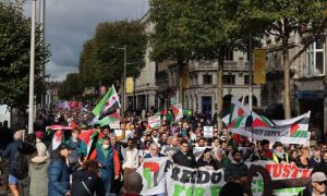 Pro-Palestinian Protesters Barricade Dublin Campus Amid Gaza Conflict