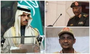 Saudi FM Speaks with Sudan’s Sovereignty Council Chairman, Commander of RSF