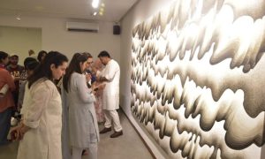Allama Iqbal, Tare-Hariri Do Rang, Painting Exhibition, Poetry, Visual Art, Tanzara Gallery, Islamabad, Urdu, Persian